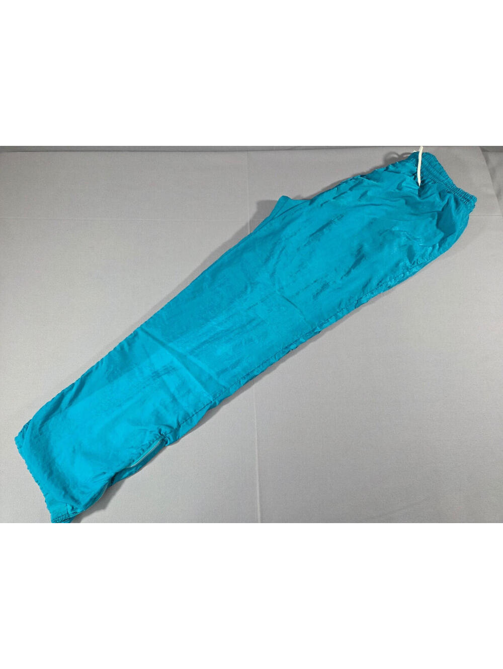 Vintage Wilson Windbreaker Pants Mens XL Teal Nylon Lined Zip Ankle